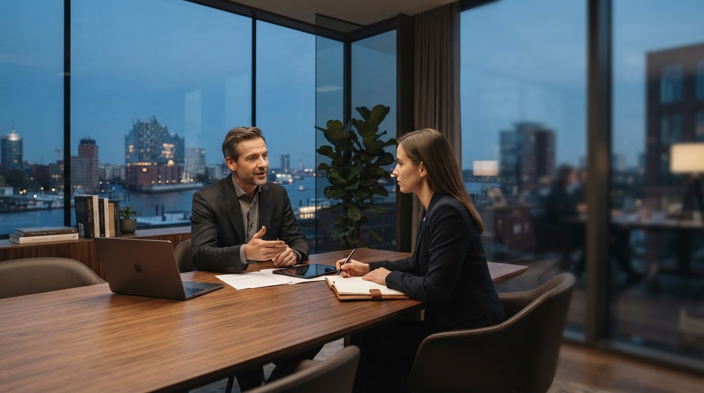Crown Vestholm trading desk analysing AI-generated market data